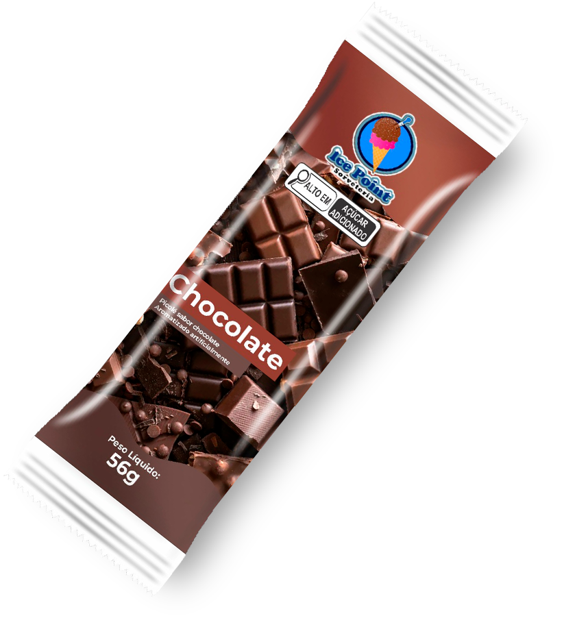 Picolé de Chocolate da Ice Point